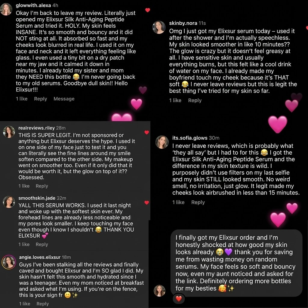 Elixsur Silk Peptide Anti-Aging Serum